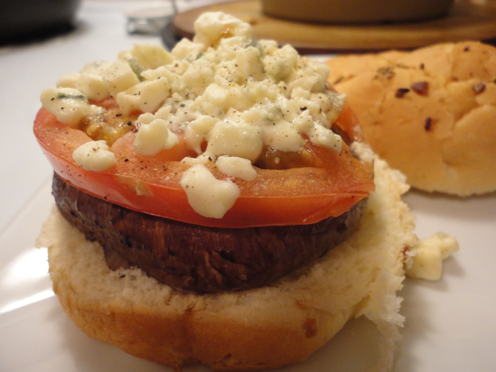A Pirate's Journey in the Kitchen Portobello & Blue Cheese Burgers