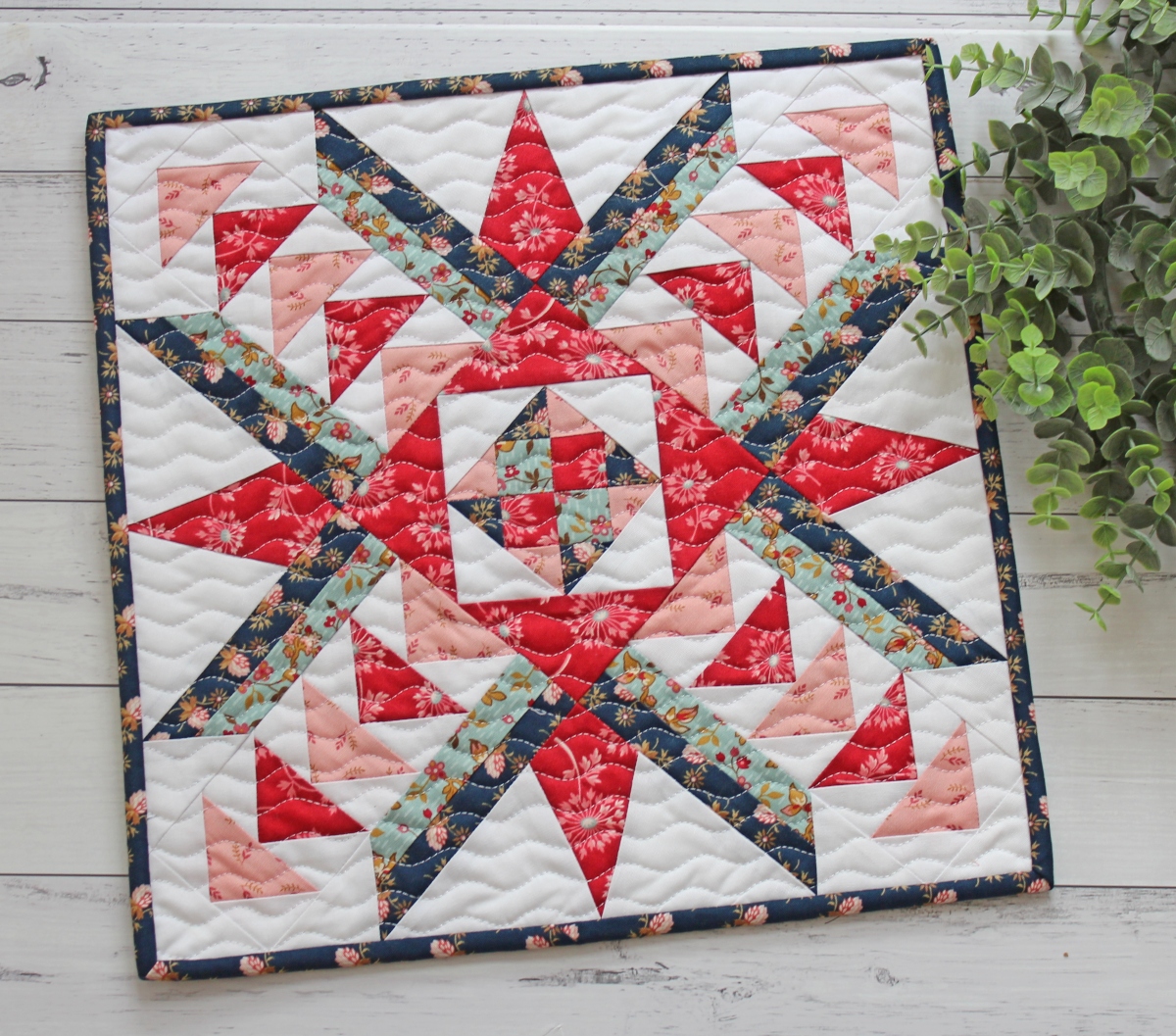 Alice Mini Quilt PDF Pattern Threadbare Creations