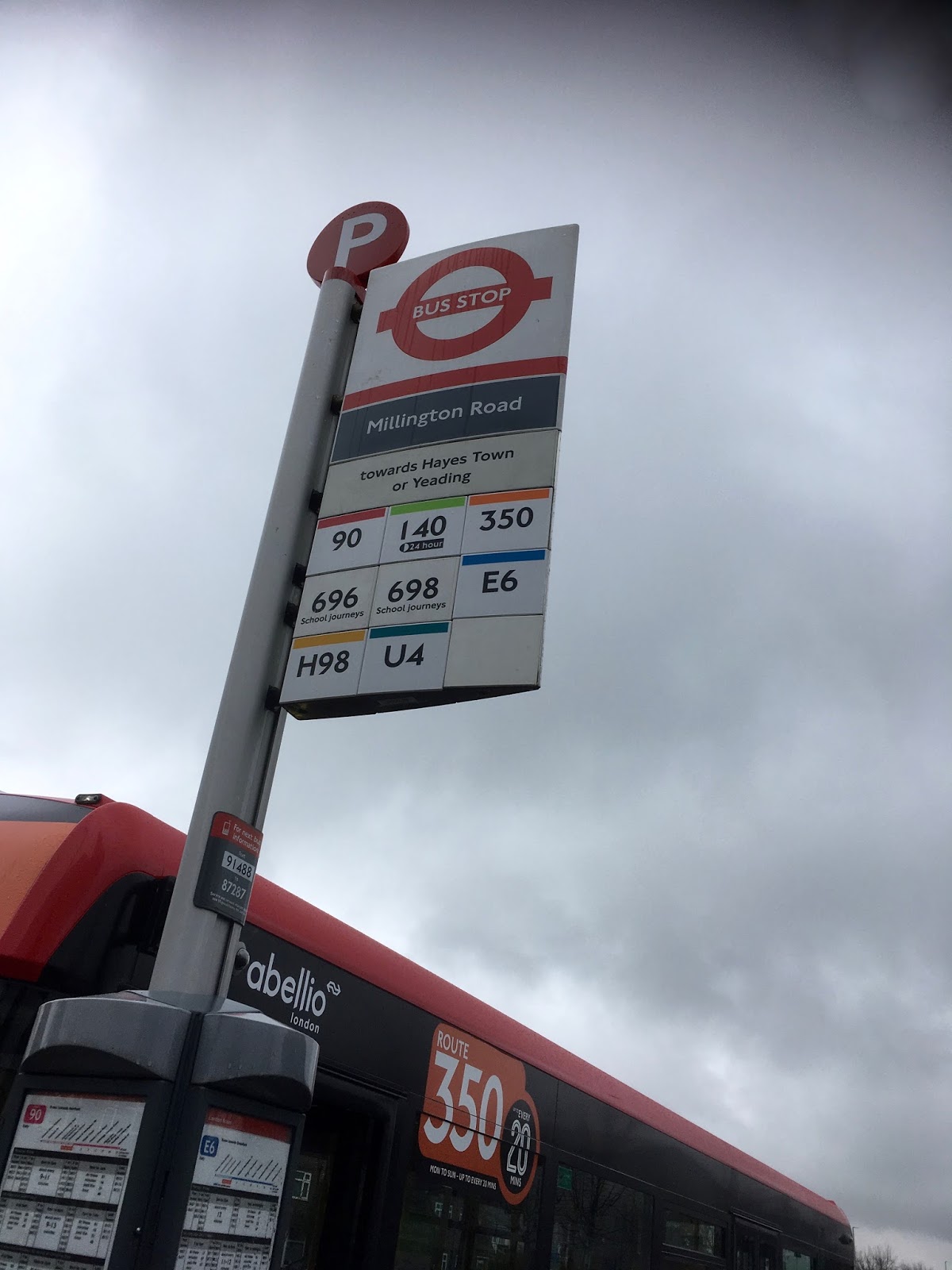 350 Bus Route Map London Buses On The Go: Stickers & Stripes