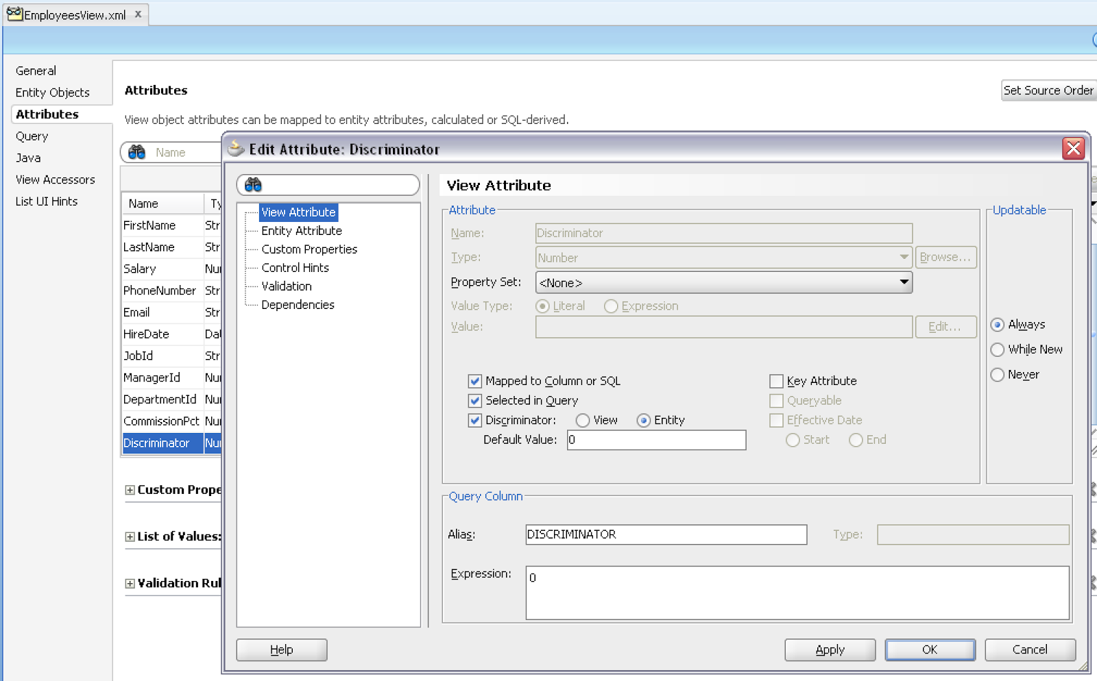 Andrej Baranovskij Blog Reusing and Extending ADF BC Entities from Common Model