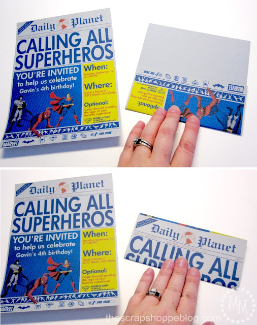 superhero+newspaper+birthday+invitation+6