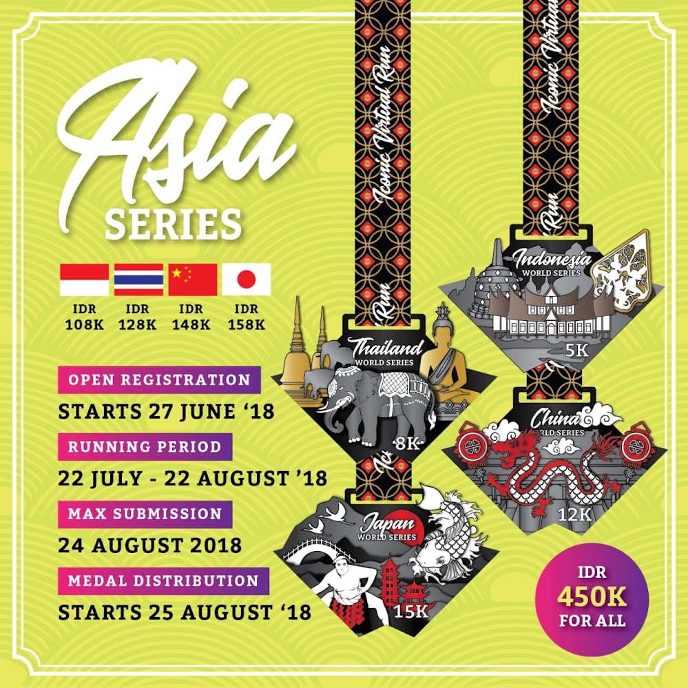 Iconic Virtual Run - Asia Series • 2018 Iconic Virtual Run - Asia Series • 2018
