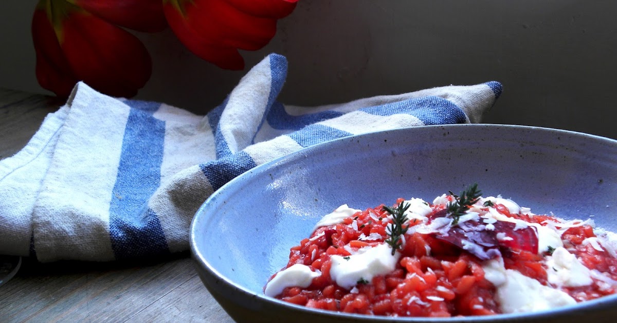 mipapel Risotto bordeaux profondo alla Barbabietola