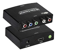 Convertidor de RCA Componente + Audio R/L a HDMI