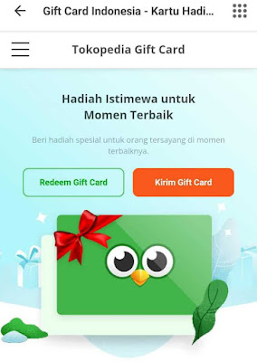 Cara Gift Card Tokopedia Cara Gift Card Tokopedia