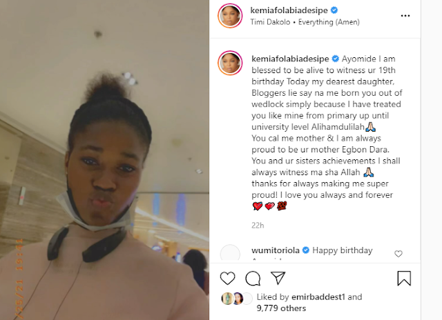 I am always Proud when you call me Mom-  Kemi Afolabi celebrates her daughter as she turns 19