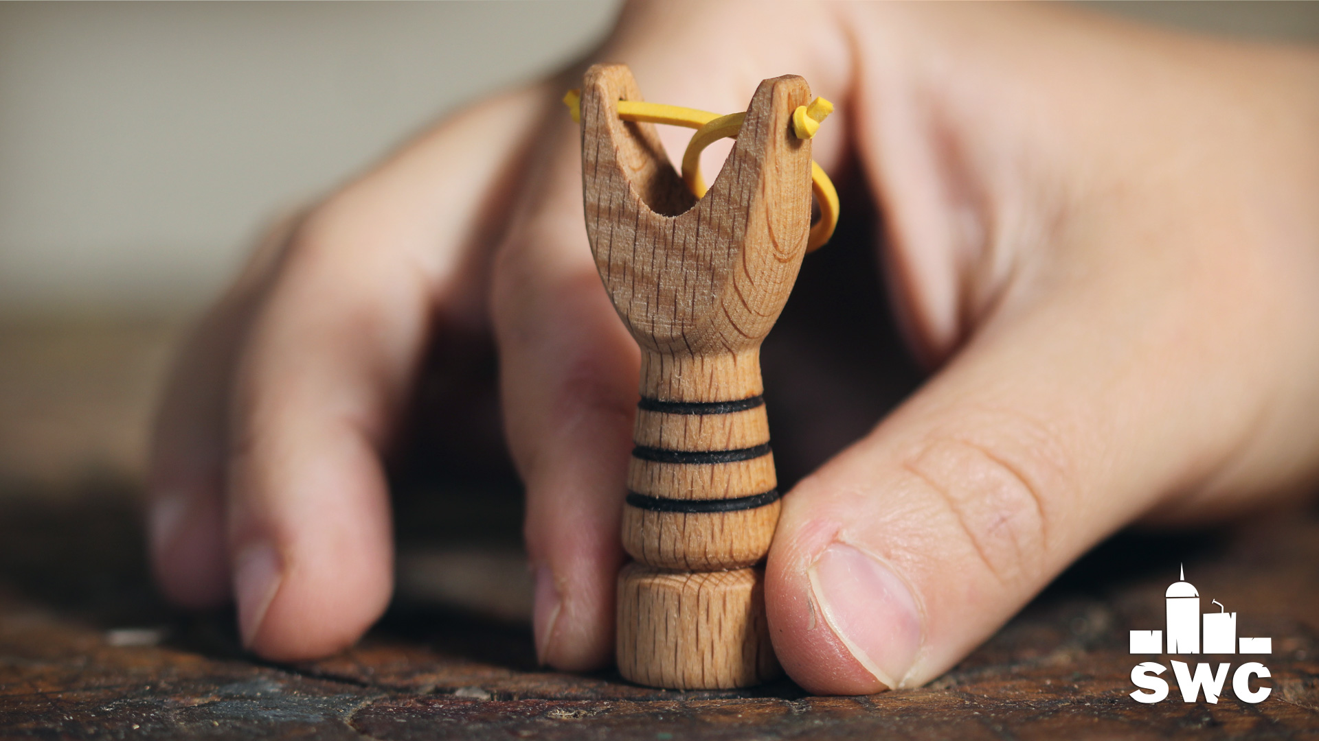 scrap wood city How to make a tiny slingshot that fits on a pencil