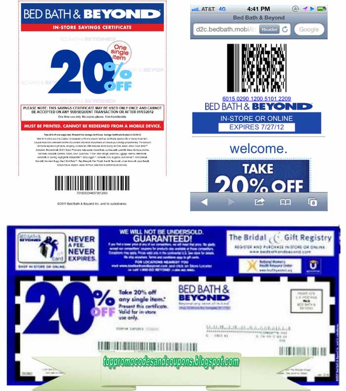 Free Promo Codes and Coupons 2023 Bed Bath and Beyond Coupons