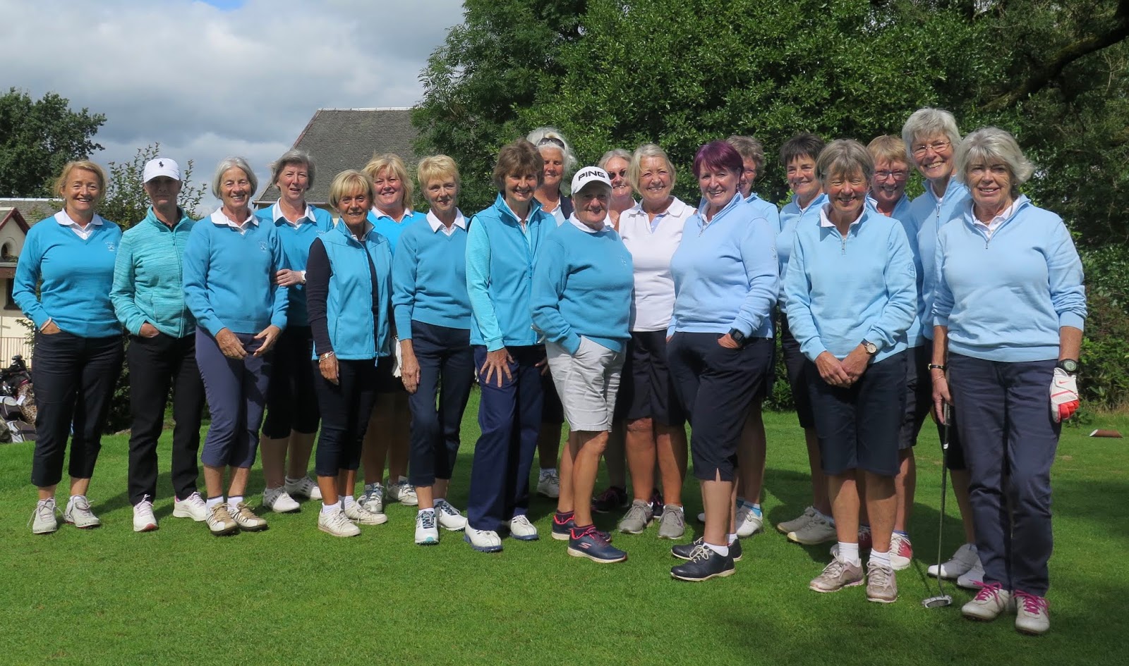 Scottish Veteran Ladies' Golf Association. West Vets win against East Vets
