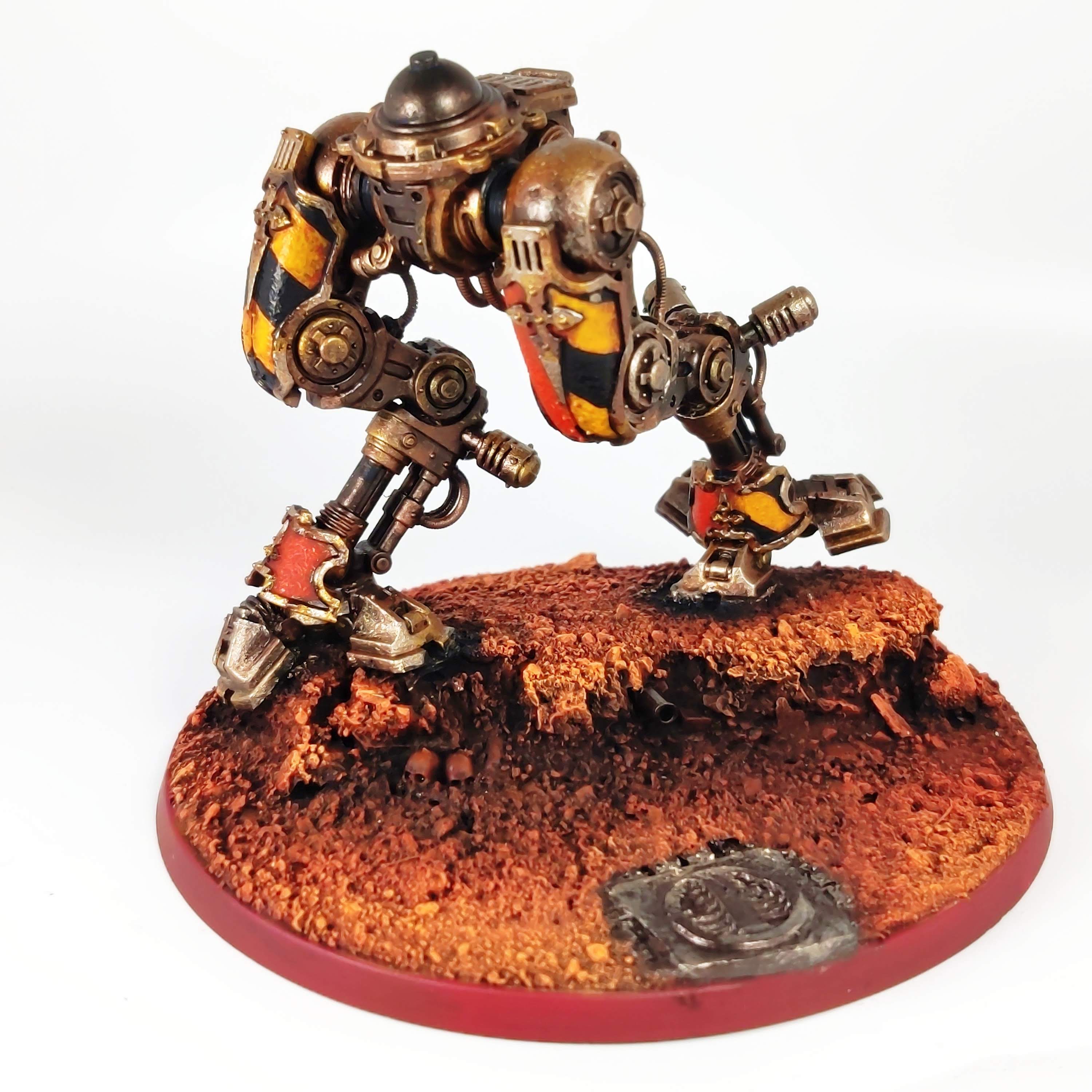 Imperial Knight Armiger Helverins Runelord Brass Dreadtober part 6