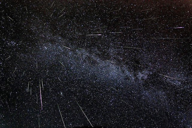 Lágrimas de San Lorenzo, Perseidas, Agosto