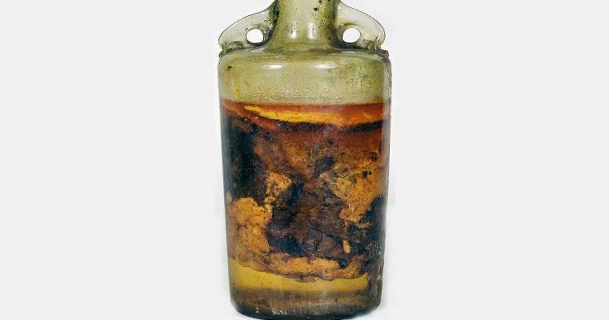 The Speyer wine bottle. Considered the oldest unopened bottle of wine