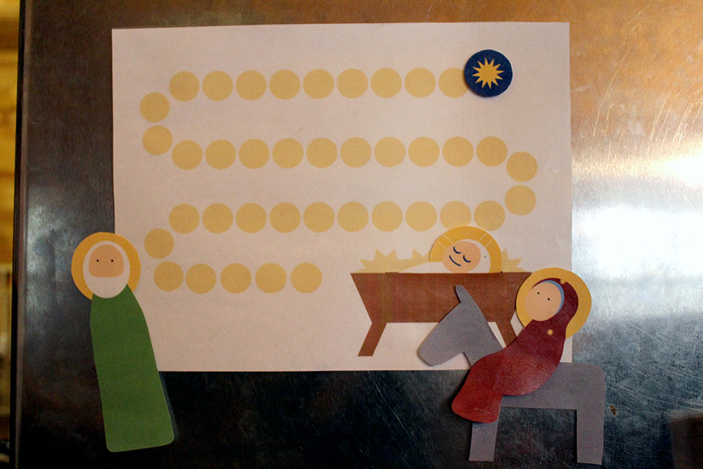 Many Mercies Nativity Fast Calendar (40 Day Advent) Printable (with