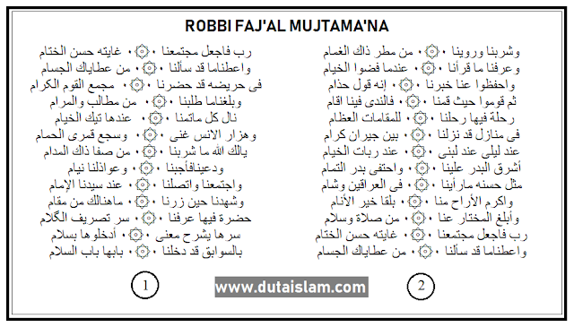 Teks Robbi Faj Alna - Jurnal Siswa