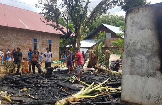 Dua Rumah dan Sepeda Motor di Traslok Padang Madani Ludes Terbakar