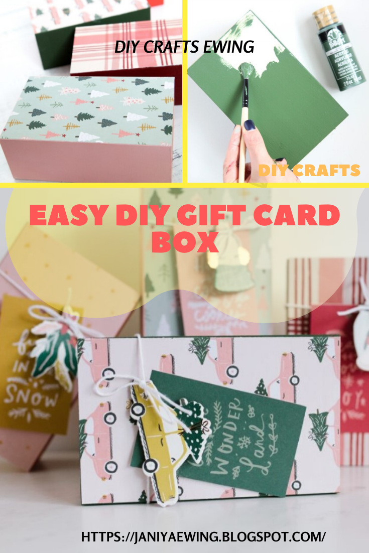 How to Make an Easy DIY Gift Card Box