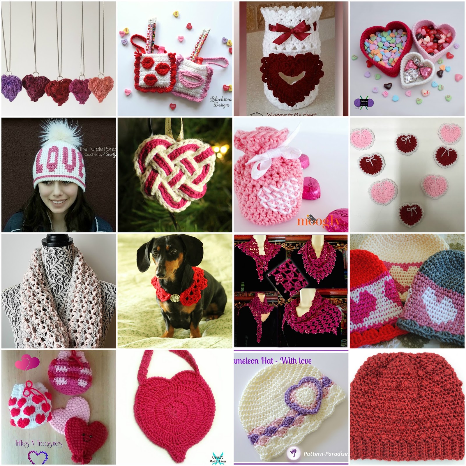 CGOA Now!: 16 (Mostly Free) Crochet Patterns for Valetine's Day Gifts