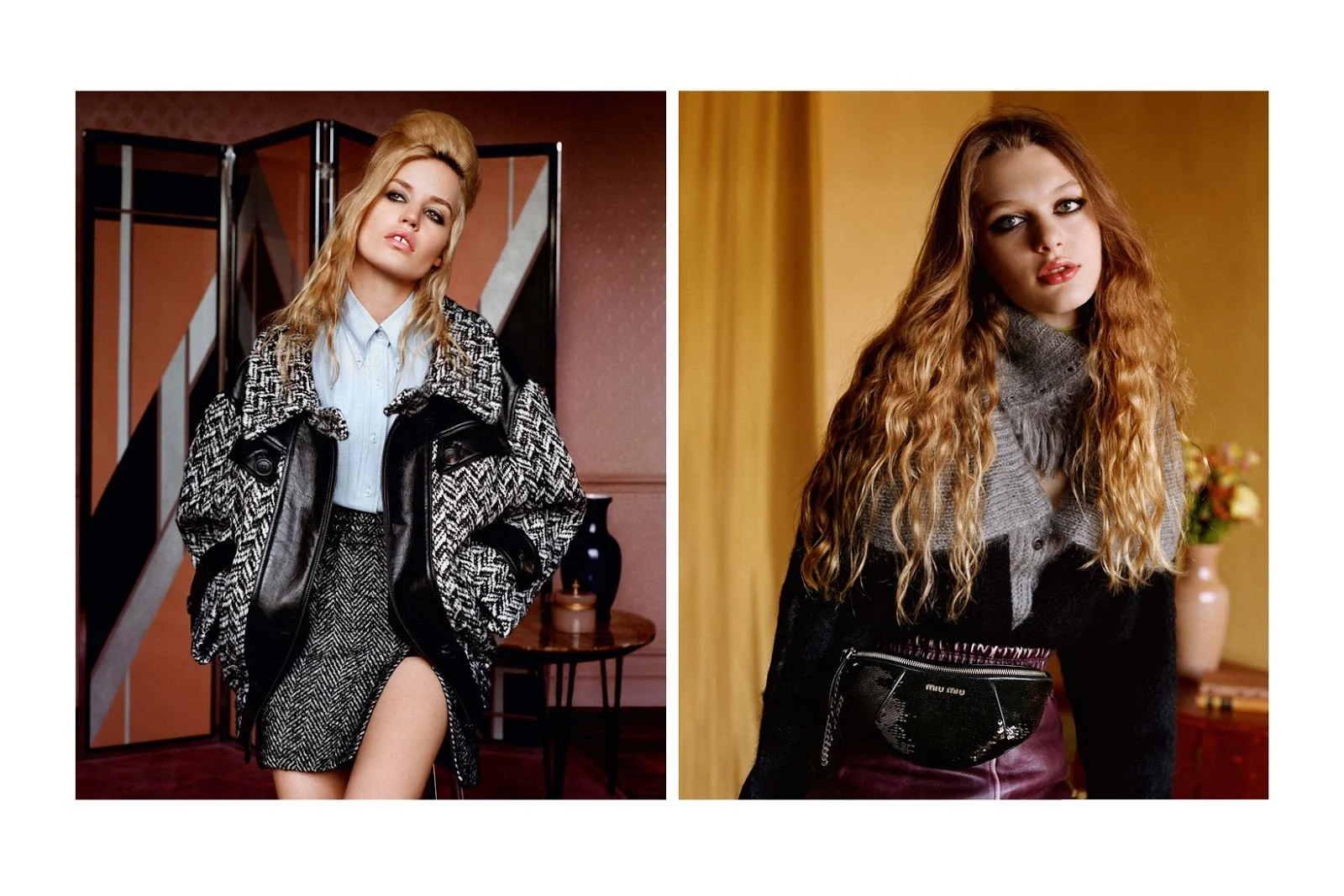 Adwoa Aboah and Rowan Blanchard Star in Miu Miu's FW18 Campaign