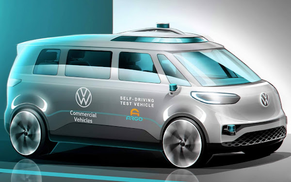 Volkswagen ID.Buzz autônomo chegará ao mercado em 2025 Volkswagen ID.Buzz autônomo chegará ao mercado em 2025