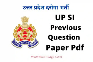 UP Police SI Previous Year Question Paper Pdf 6 EXAMSAGA