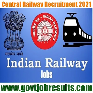 Latest Central railway recruitment