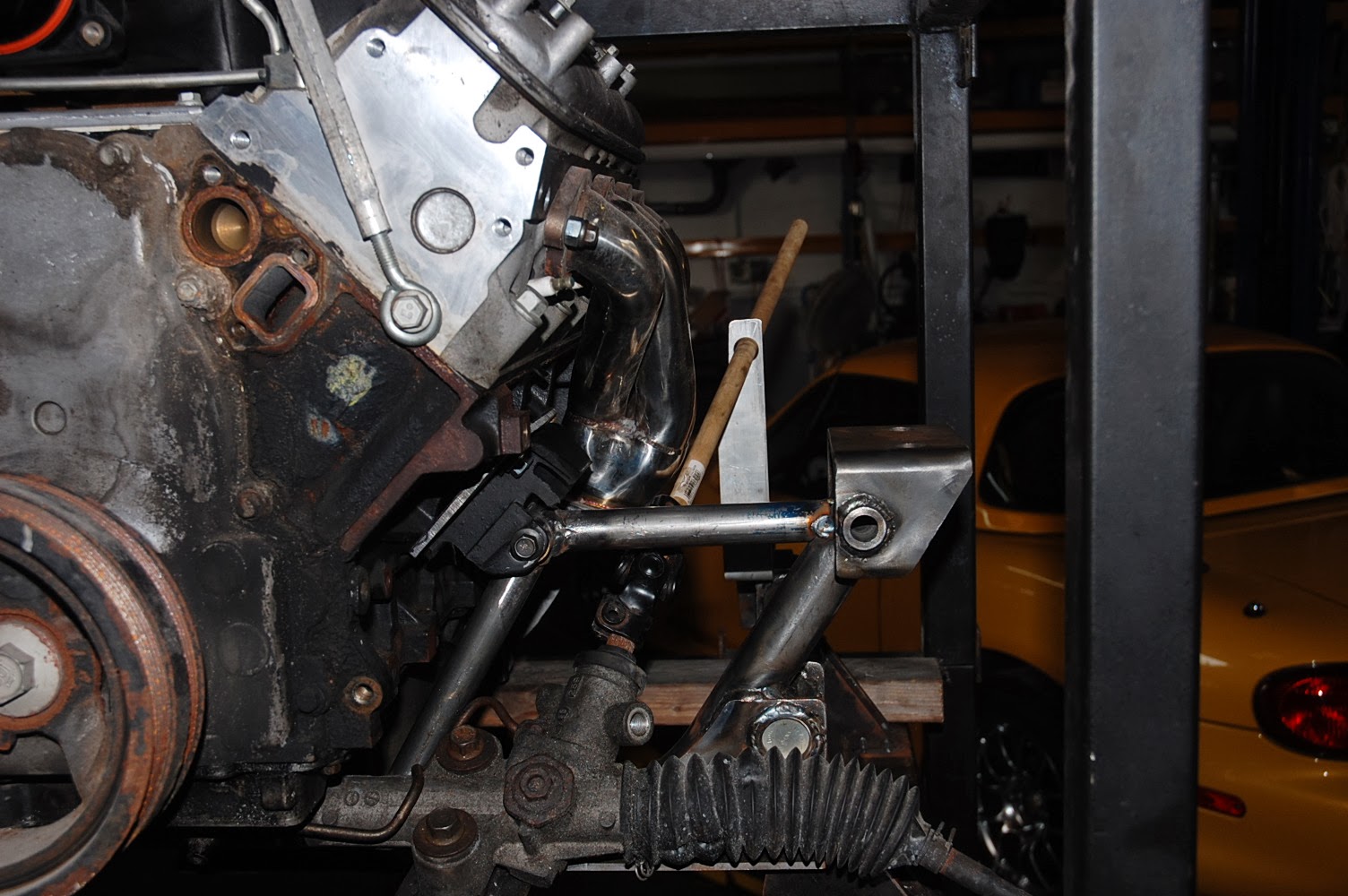 MiataV8 Conversion Tubular subframe with "LS" motor, Miata mounting