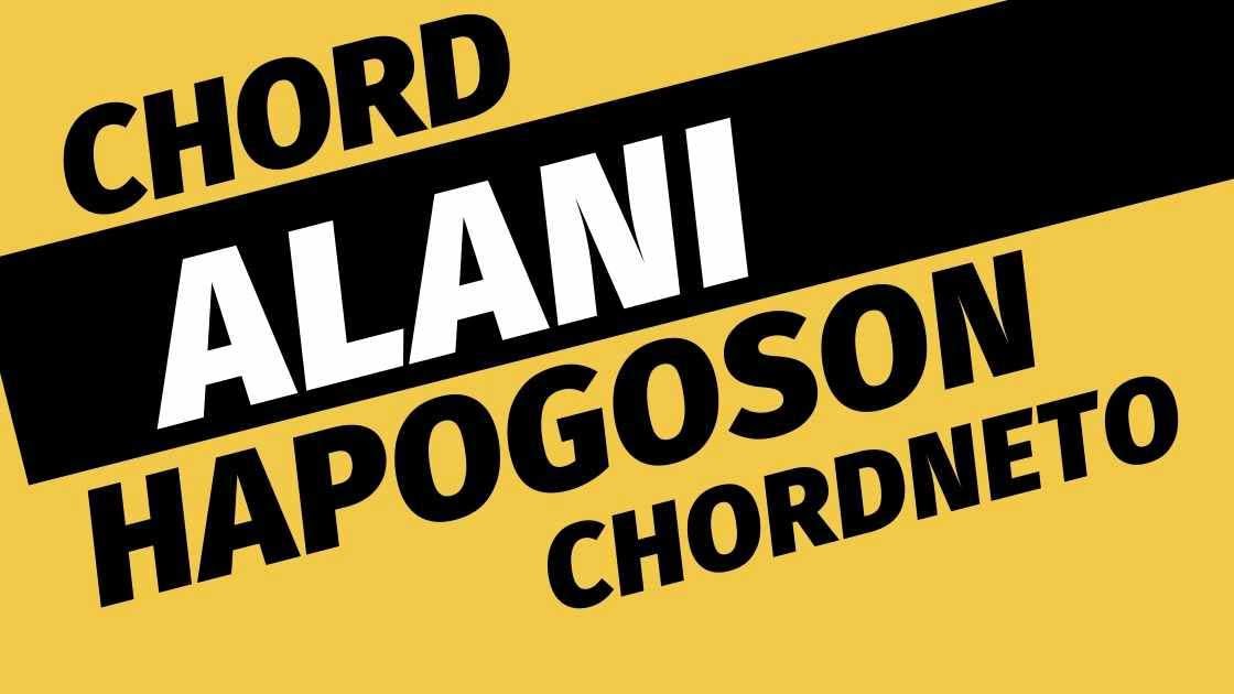 Chord Gitar Alani Hapogoson Dari C Anju Trio Lagu Batak Top Chordneto