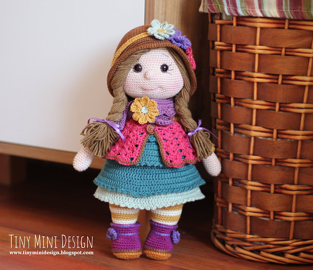 Amigurumi Emily DollAmigurumi Örgü Oyuncak Bebek,Crochet Doll Pattern