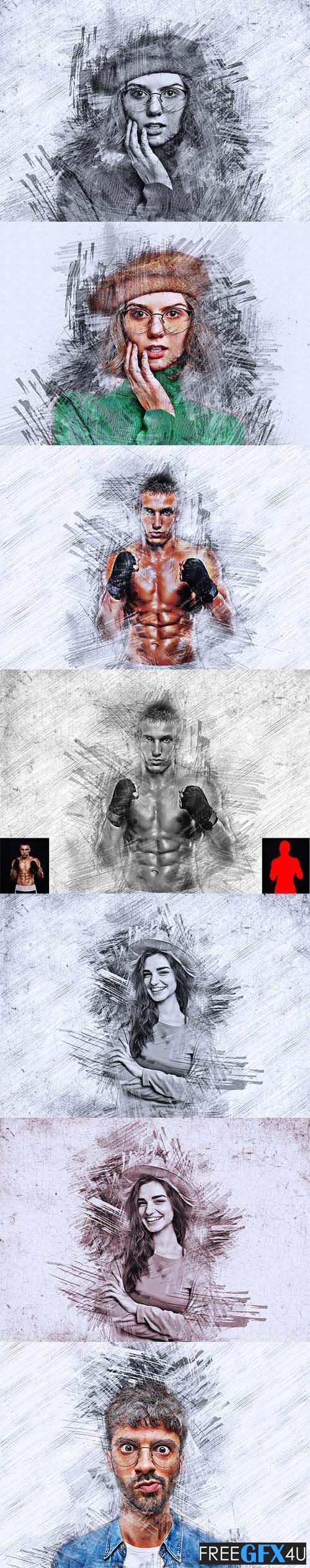 Premium Sketch Photoshop Action