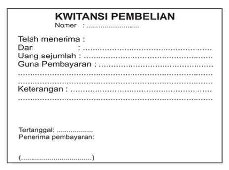 Cara Membuat Kwitansi Dengan Microsoft Word Dan 30 Contoh