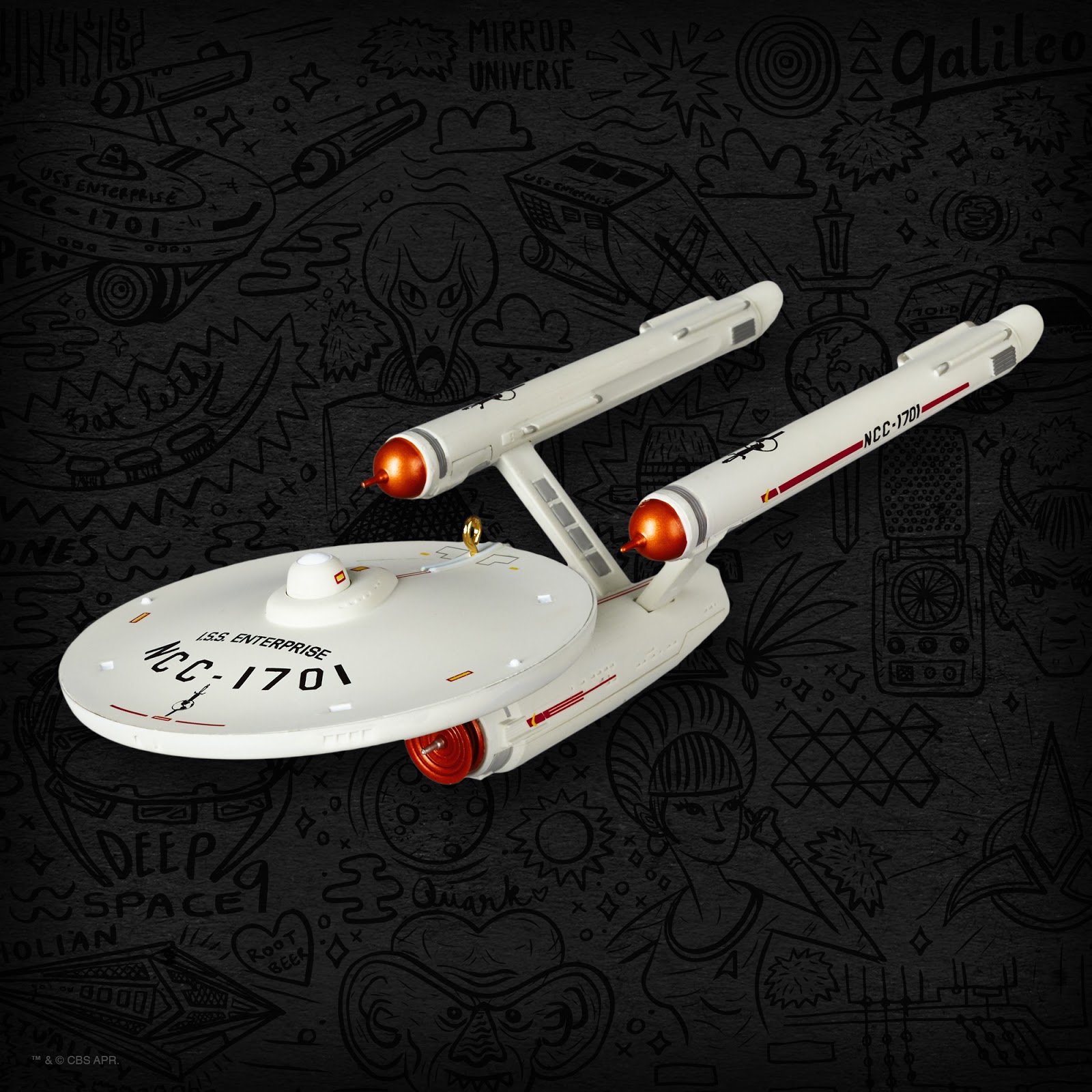 The Trek Collective Hallmark reveal convention exclusive ISS Enterprise