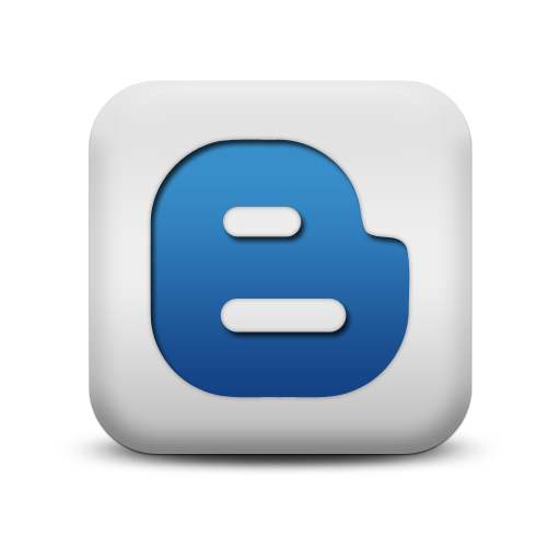 daily beautiful illustrations # 49 : blogger blue icon logo - DA MEN
