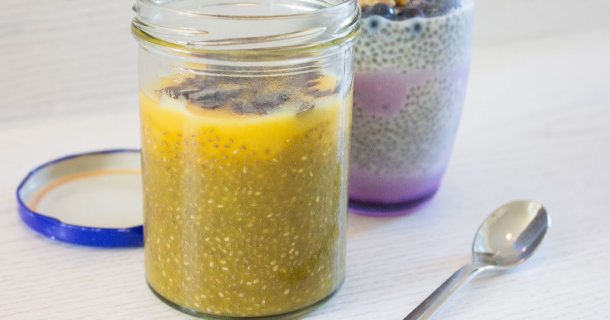 Chiapudding in zwei Variationen