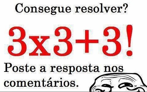 Resposta 3×3+3!