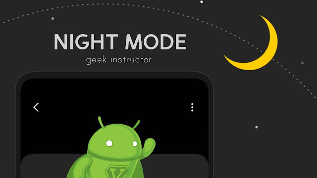 Enable night mode on Android