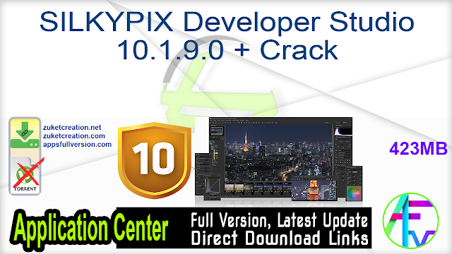 SILKYPIX Developer Studio 10.1.9.0 + Crack