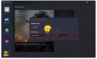Cara Ganti Mengubah Server Call of Duty Mobile di Gameloop