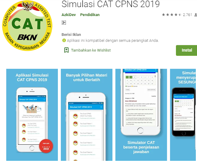 simulasi cat cpns