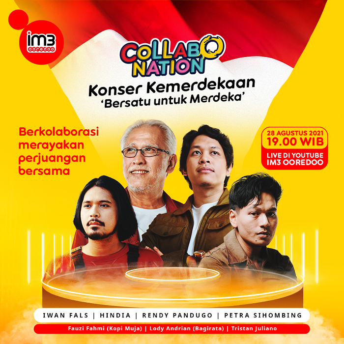 Kampanyekan’ Bersatu untuk Merdeka’, IM3 Ooredoo Persembahkan Collabonation Konser Kemerdekaan
