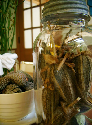 mason jar scavenging at the createaerie