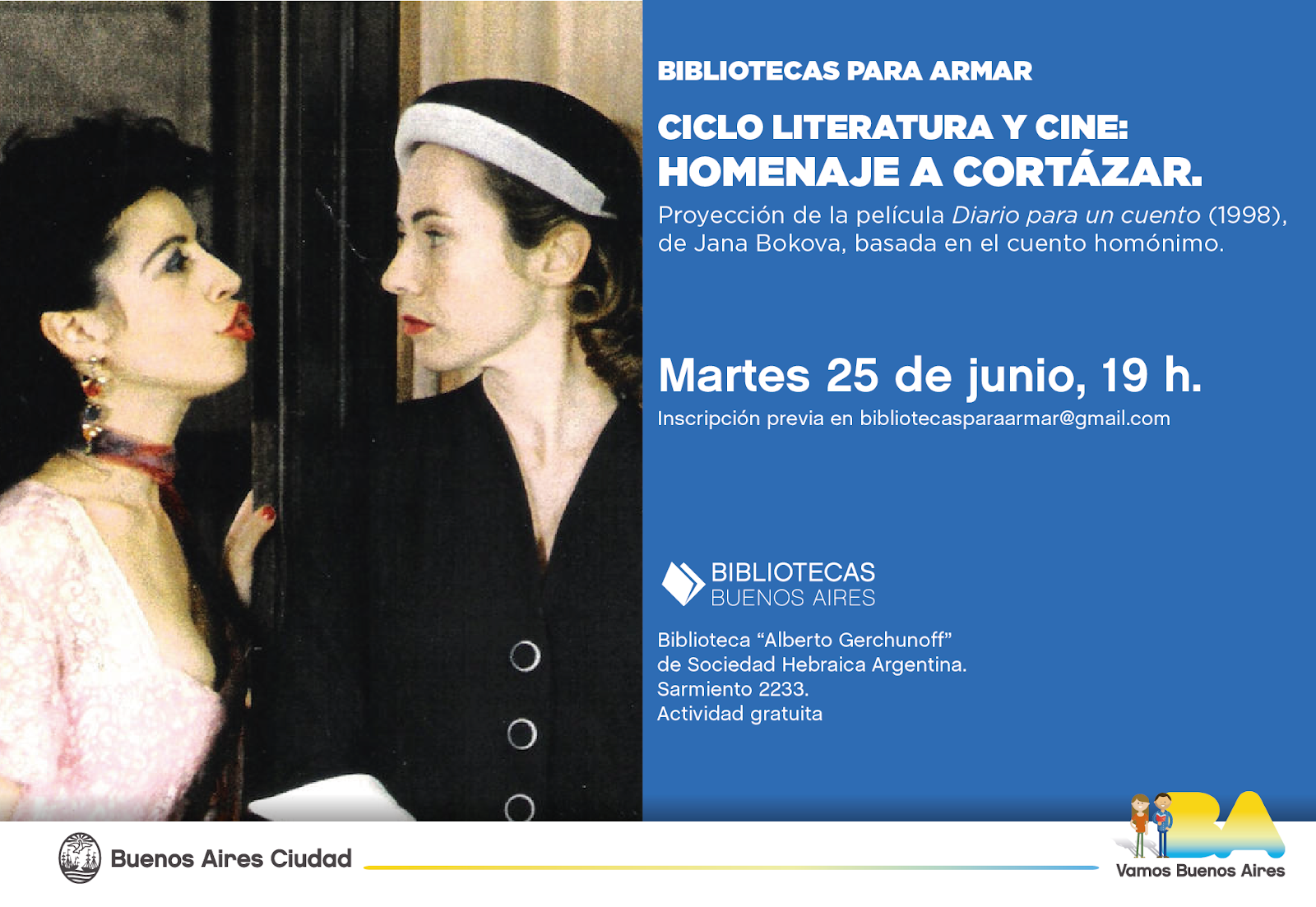 Proyección de Diario para un cuento (1998), de Jana Bokova