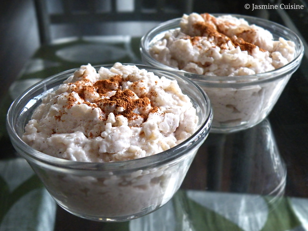 Pouding au riz au lait de coco Jasmine Cuisine