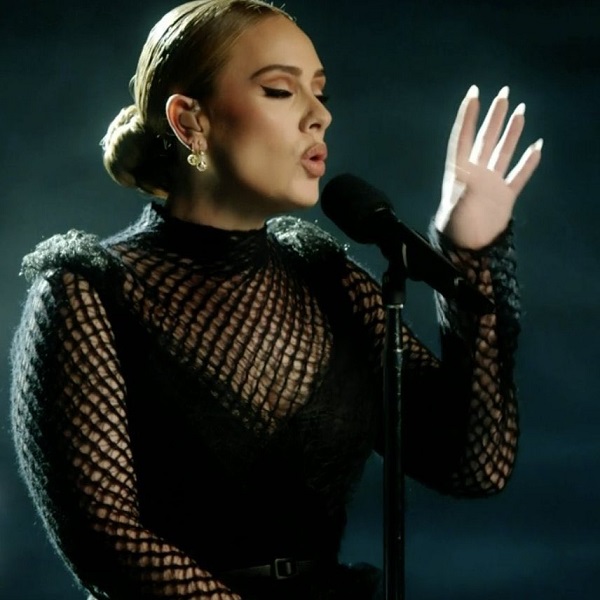 Adele delivers a stellar performance of Easy On Me at the NRJ Music