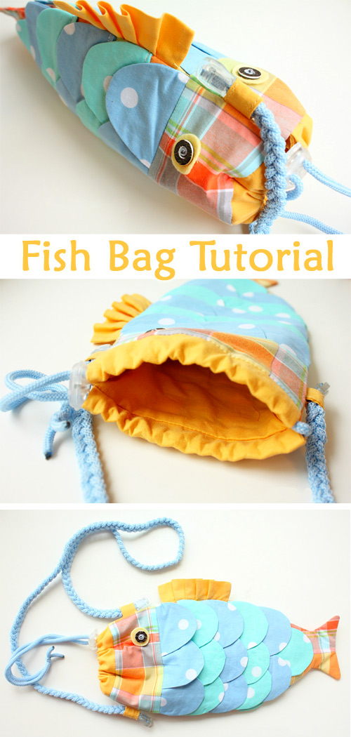 Fish Bag Tutorial DIY Tutorial Ideas!