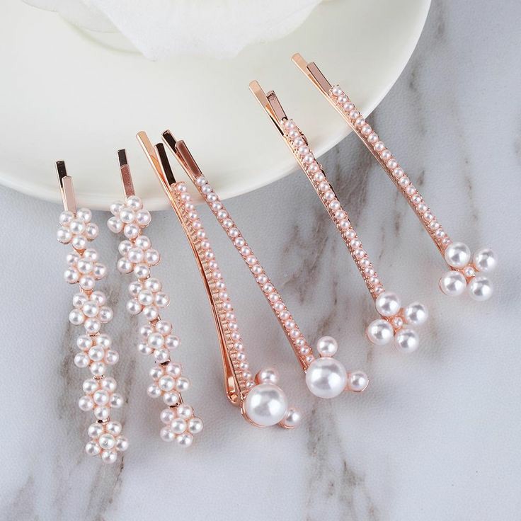 Pearl hair pins jewellery