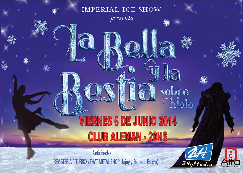 LA BELLA Y LA BESTIA EN EL CLUB ALEMAN!! VIERNES 6 DE JUNIO 2014