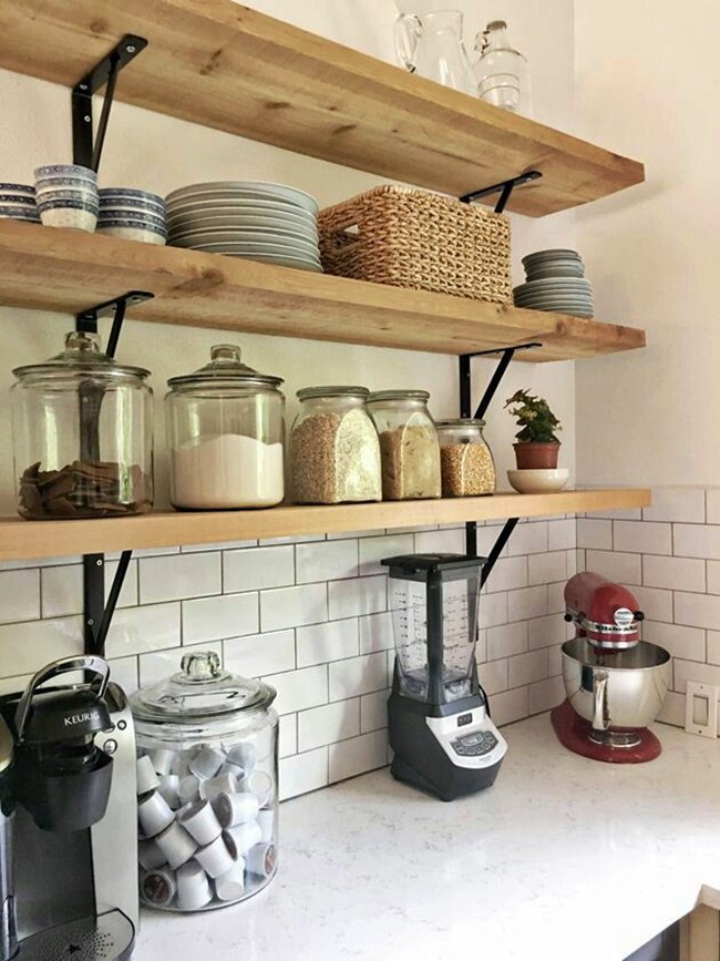 DIY Kitchen Shelving Ideas You're Easy To Do at Home Dream House