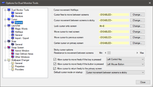 Herramientas de doble monitor para Windows 10