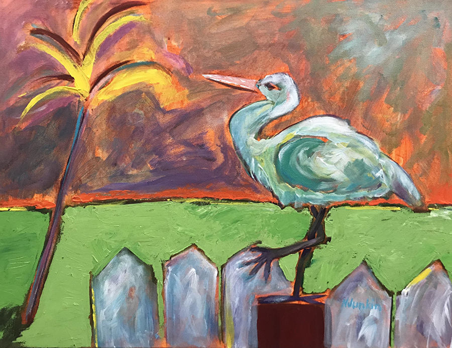 Where ART Lives Gallery Artists Group Blog Contemporary Bird Painting, Expressionist Key West