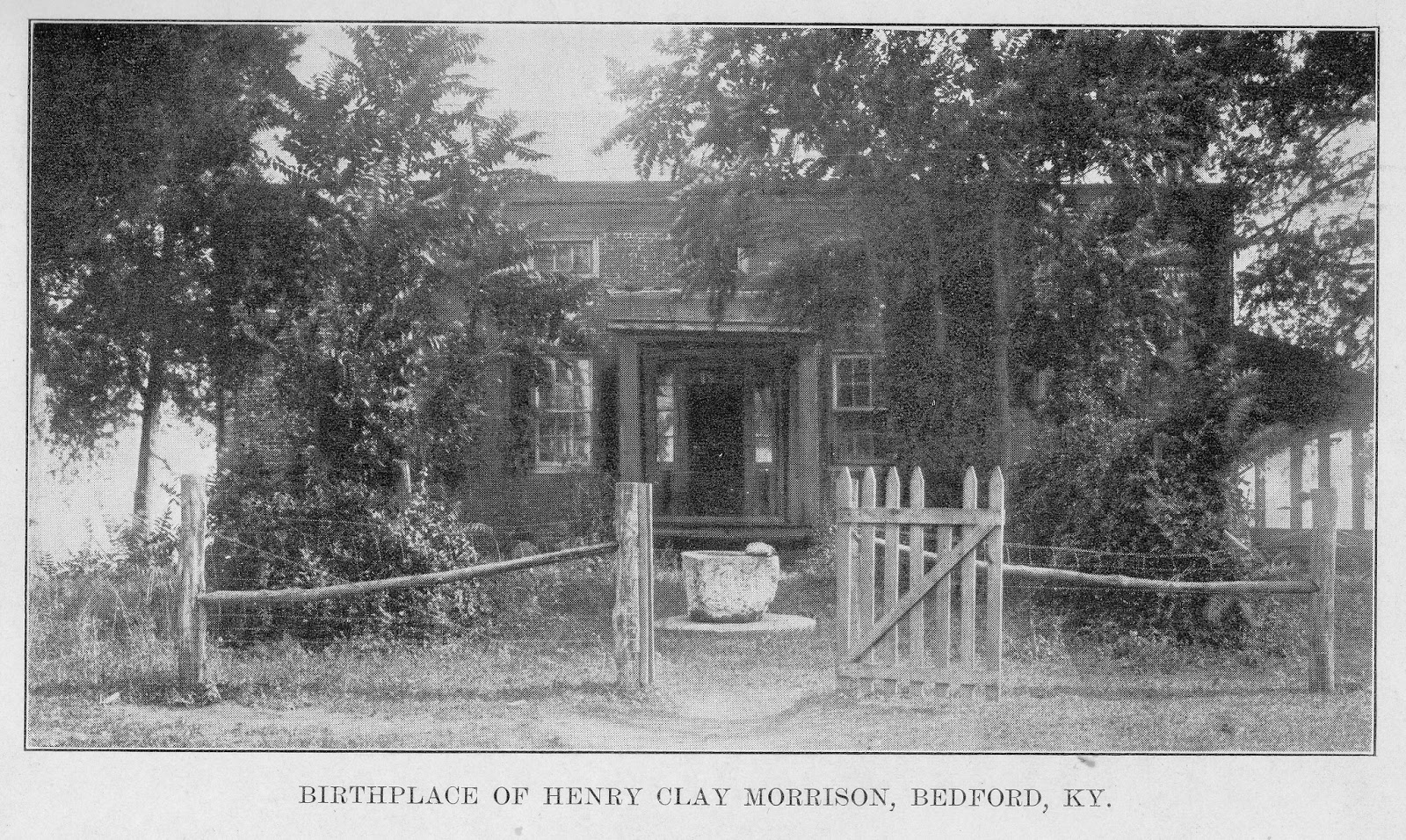 Morrison Park Camp Meeting New granite marker at Hickory Grove United